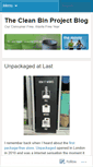 Mobile Screenshot of cleanbinproject.com